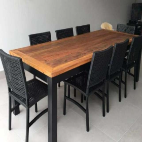 Conjunto de Mesa retangular